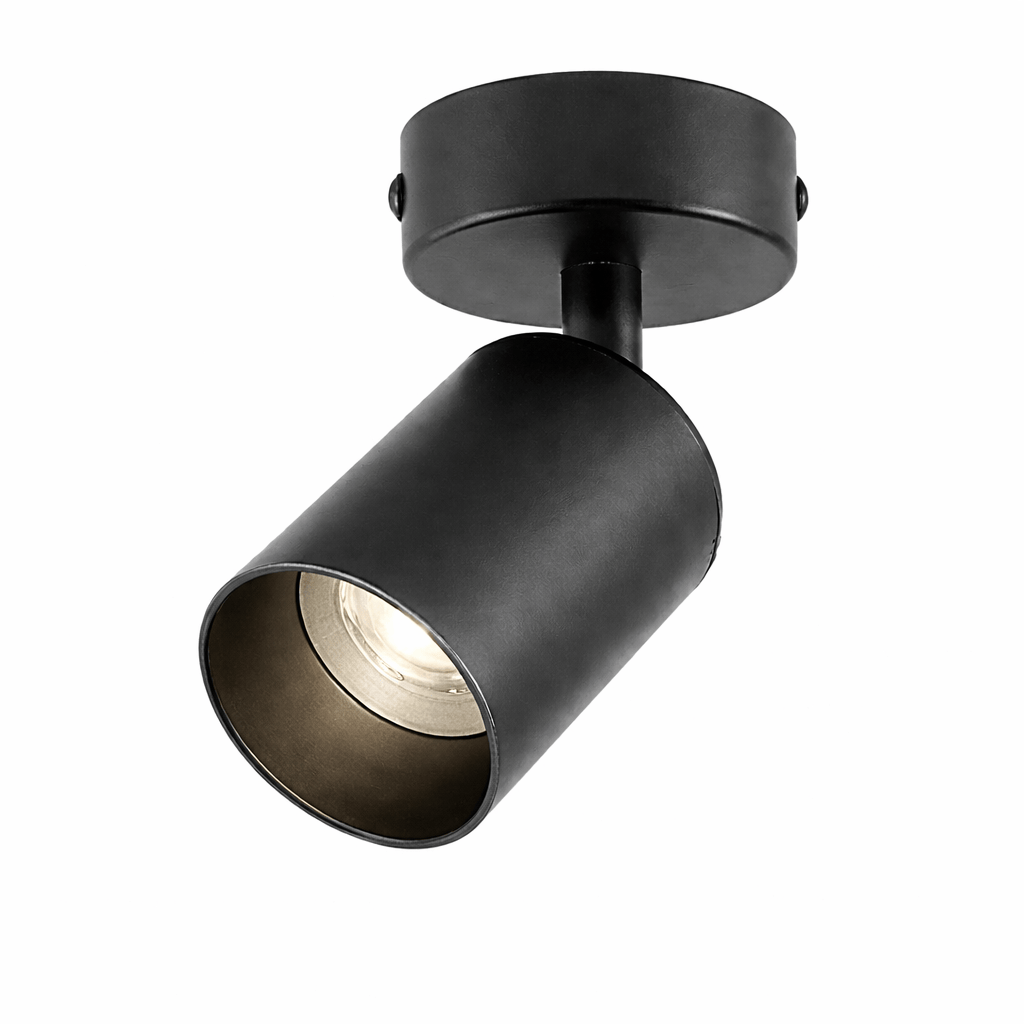 Adjustable Ceiling Spotlight Lamp – Modern Black Fixture