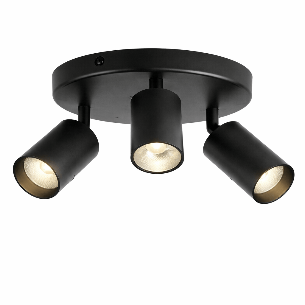 Adjustable Ceiling Spotlight Lamp – Modern Black Fixture
