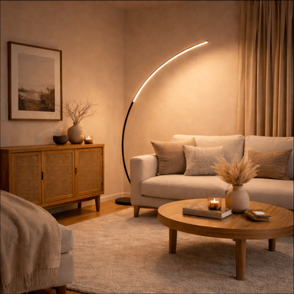Arc Floor Lamp – Modern LED Standing Lamp