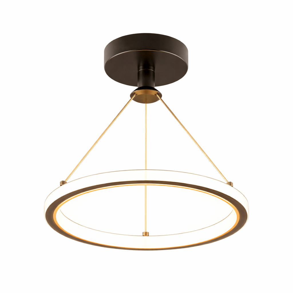 Bathroom Pendant Light – Modern LED Ring Hanging Lamp