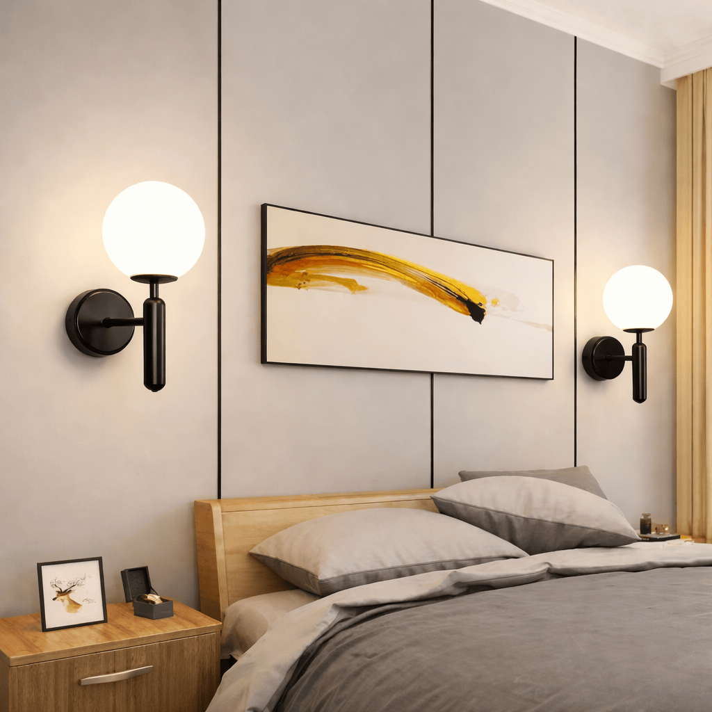 Bedside Wall Lights – Rechargeable with Touch Dimming