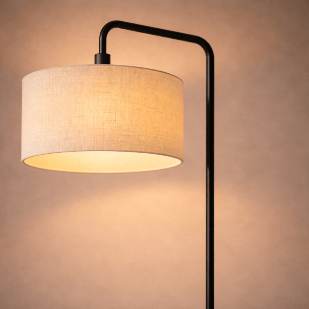 Black Floor Lamp – Modern LED Standing Lamp