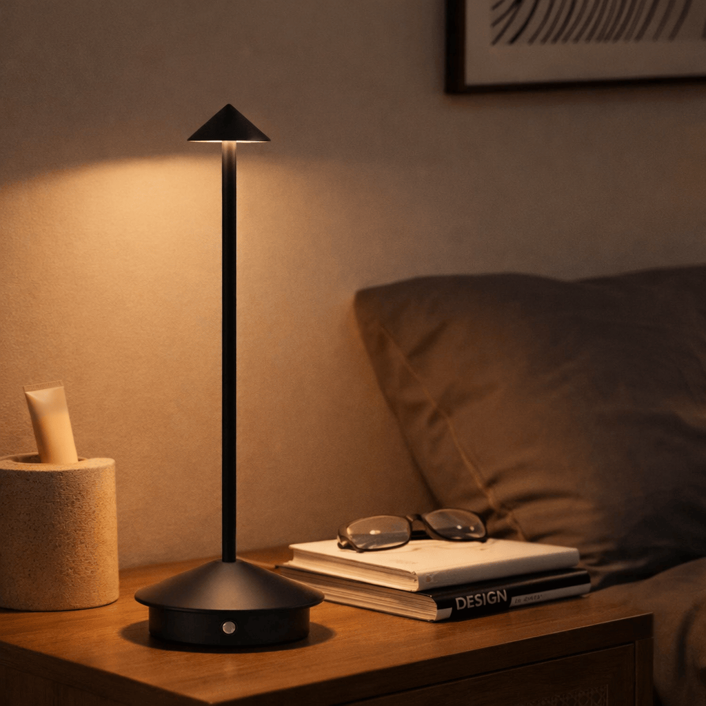 Cordless Touch Table Lamp - Rechargeable Dimmable LED