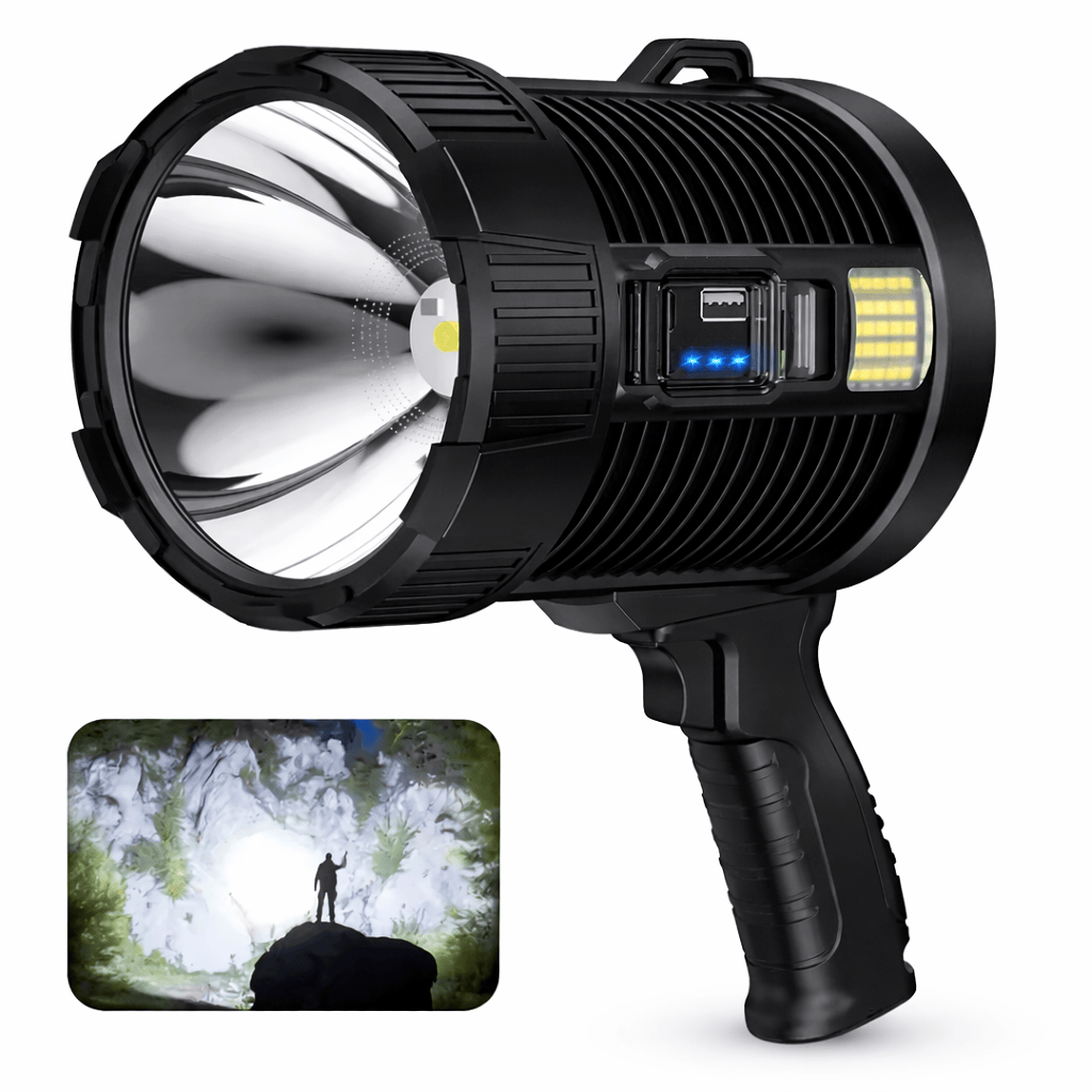 Hunting Spotlight – Rechargeable Long-Range LED Spotlight