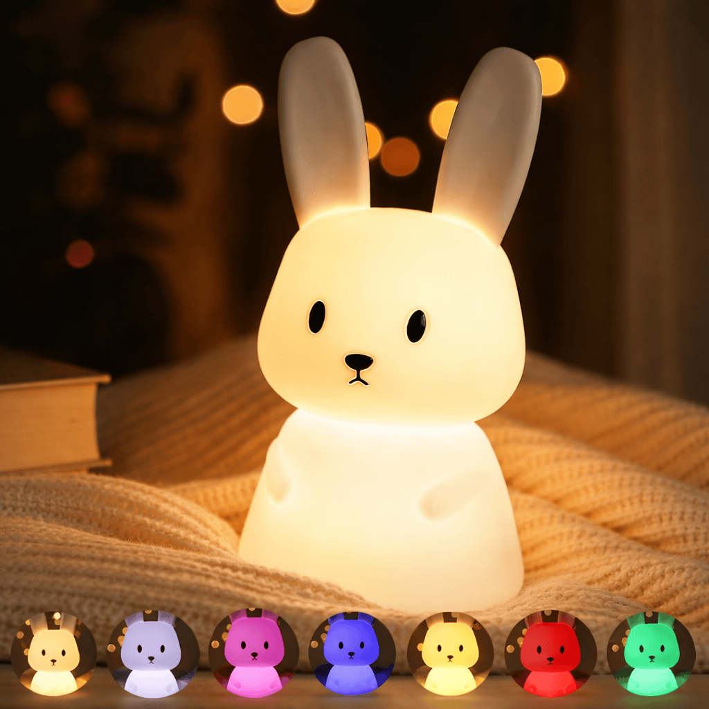 Kids Night Light - Cute Bunny LED Lamp