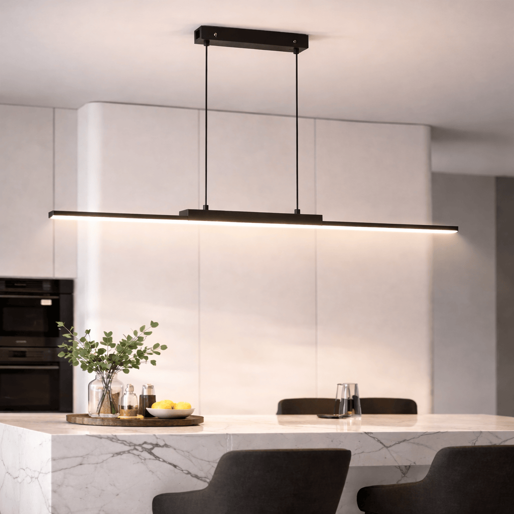 Kitchen Island Lighting – Modern Linear LED Pendant Light