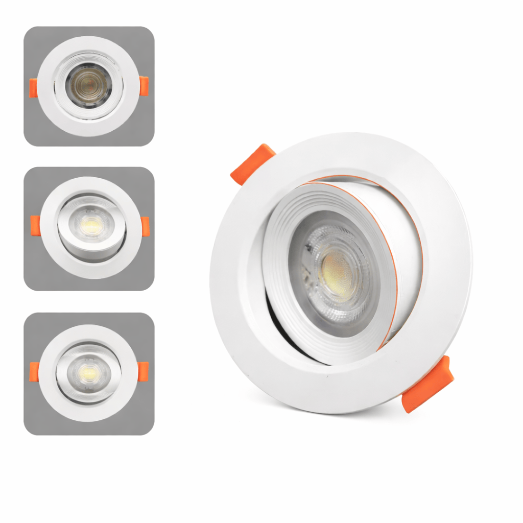 LED Recessed Spotlight – Adjustable 7W Ceiling Downlight