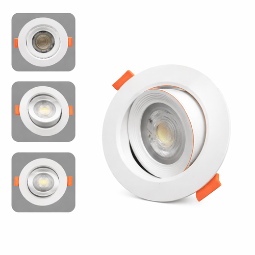 LED Recessed Spotlight – Adjustable 7W Ceiling Downlight