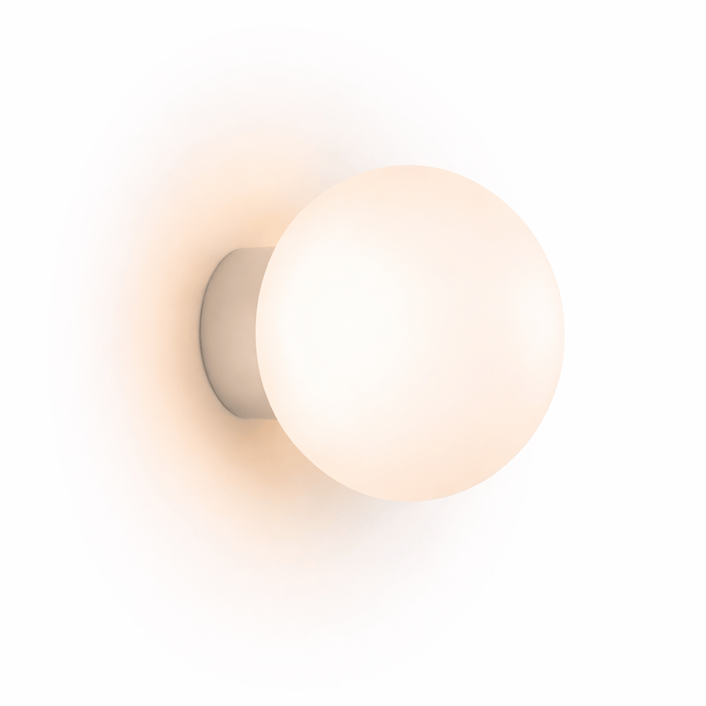 Modern Bathroom Wall Light – Round Glass LED Wall Lamp