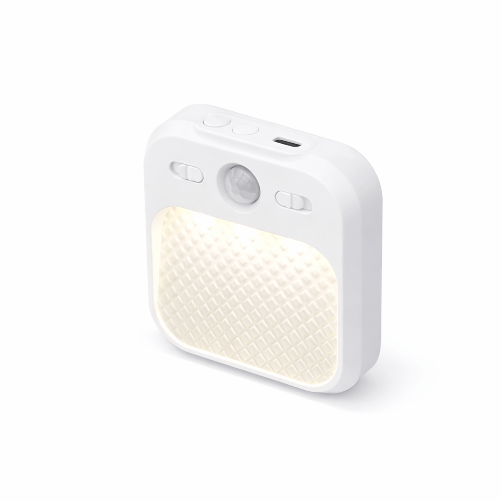 ndoor Step Lights Motion Sensor LED – Rechargeable Night Light with 3 Colors