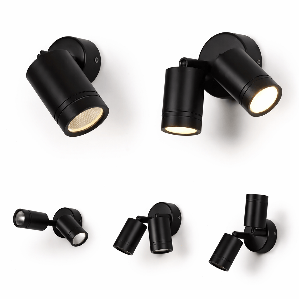 Outdoor Wall Spotlight LED – Adjustable Waterproof Exterior Light