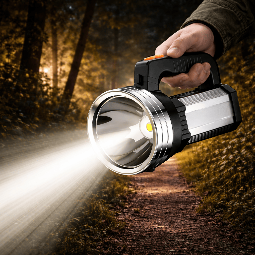 Rechargeable Spotlight LED – Waterproof Long Range Flashlight