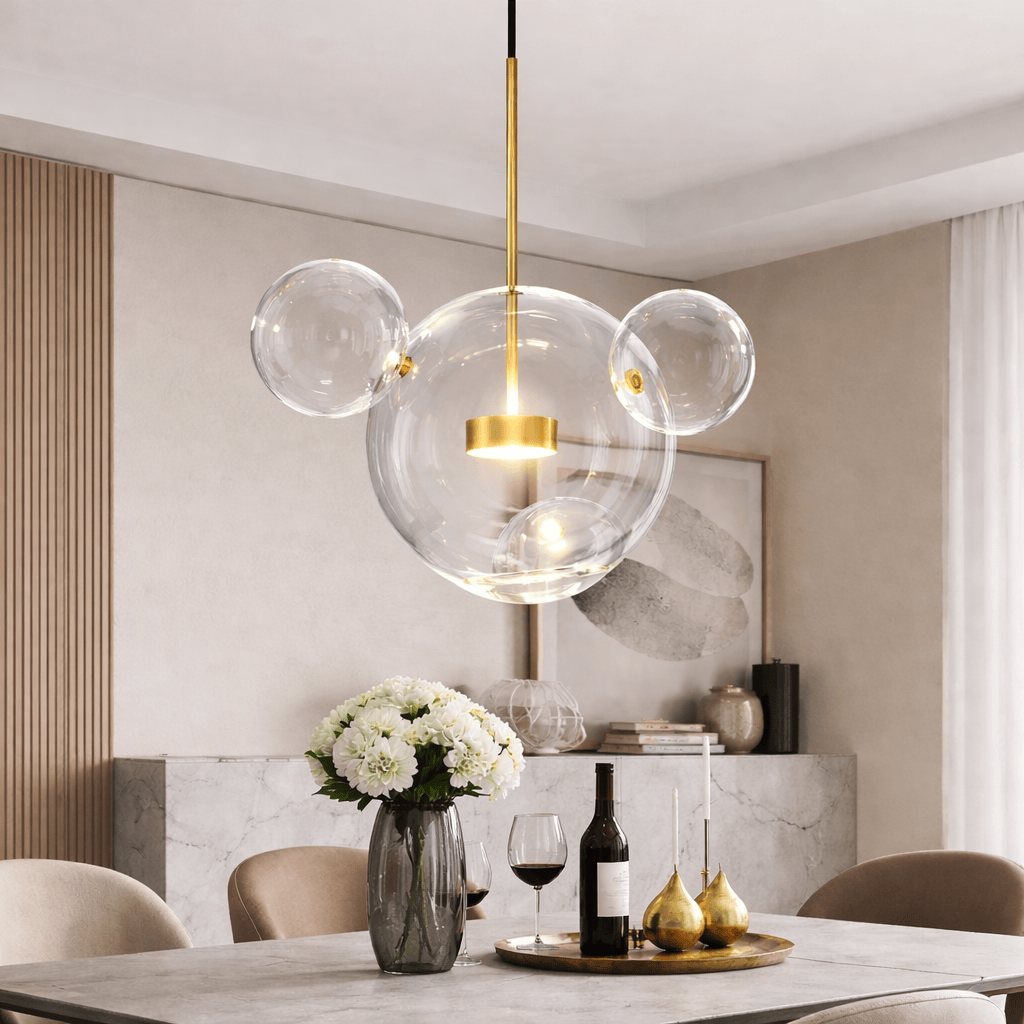 Scandinavian Bubble Glass Chandelier
