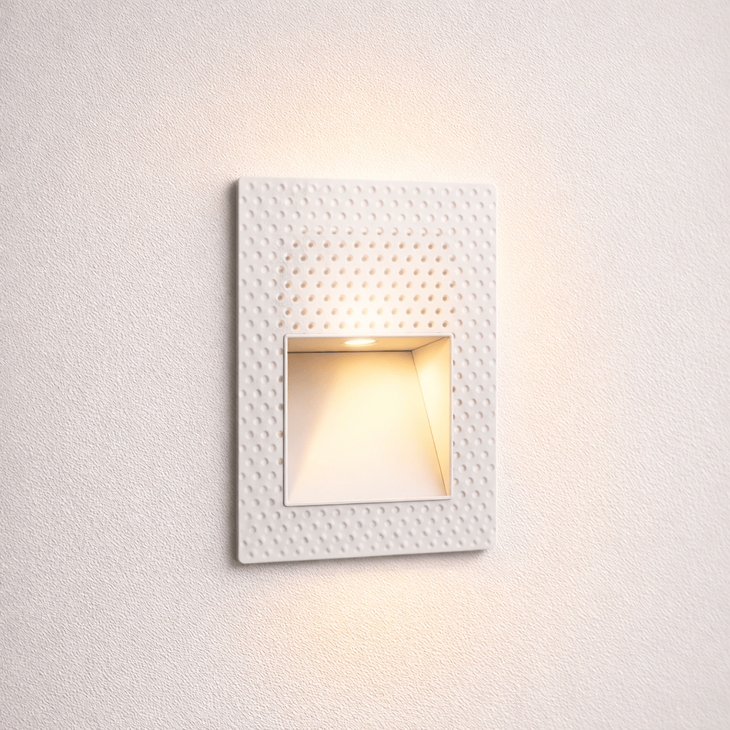 Square LED Stair Lights - Motion Sensor Recessed Step Light