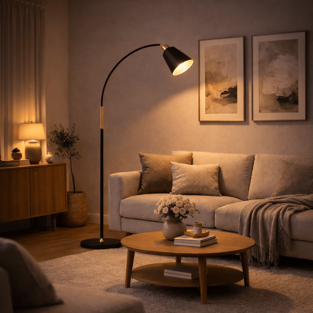 Standing Lamp for Living Room – LED Adjustable Floor Lamp