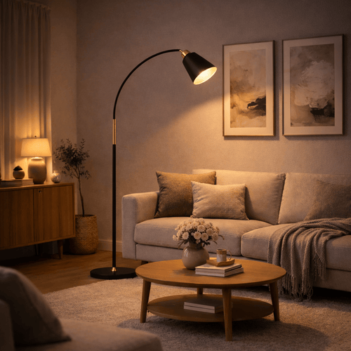 Standing Lamp for Living Room – LED Adjustable Floor Lamp