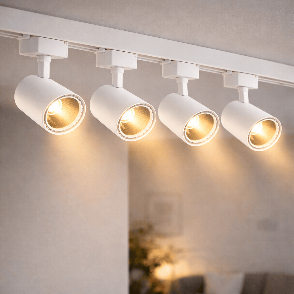 White Track Lighting – Adjustable LED Ceiling Spotlight Rail Light